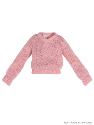 Moe-sleeve V-neck Sweater (Strawberry Pink), Azone, Accessories, 1/6, 4582119981778